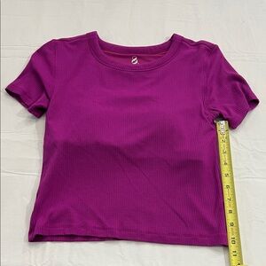 Lou & Grey Vibrant Purple Crop Top
